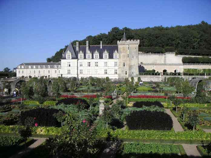 Замок Вилландри в Долине Луары (Франция)